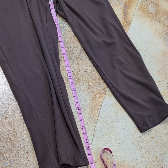 Woman Within | Brown Comfy Sweat Pants Joggers Size L - Picture 4 of 11